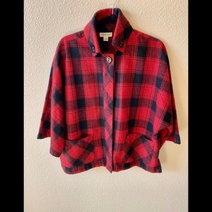 Coldwater Creek Plaid Jacket.